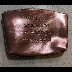 Rose Gold Makeup Bag